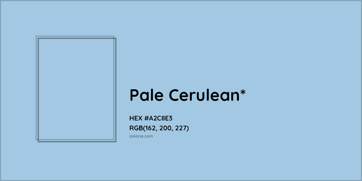HEX #A2C8E3 Color Name, Color Code, Palettes, Similar Paints, Images