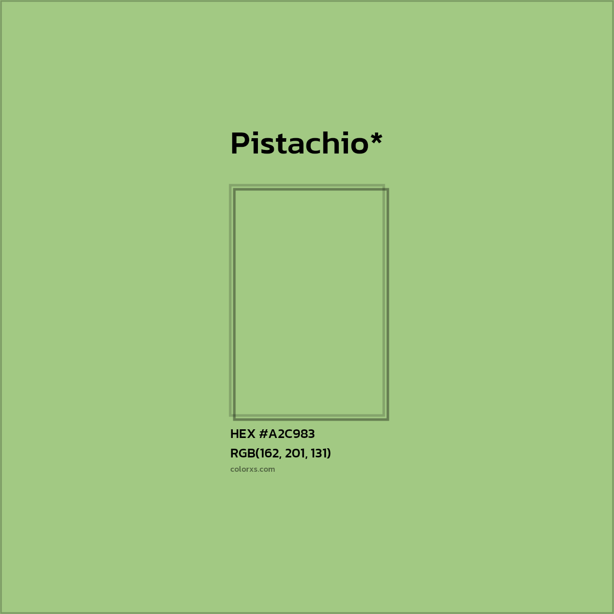 HEX #A2C983 Color Name, Color Code, Palettes, Similar Paints, Images