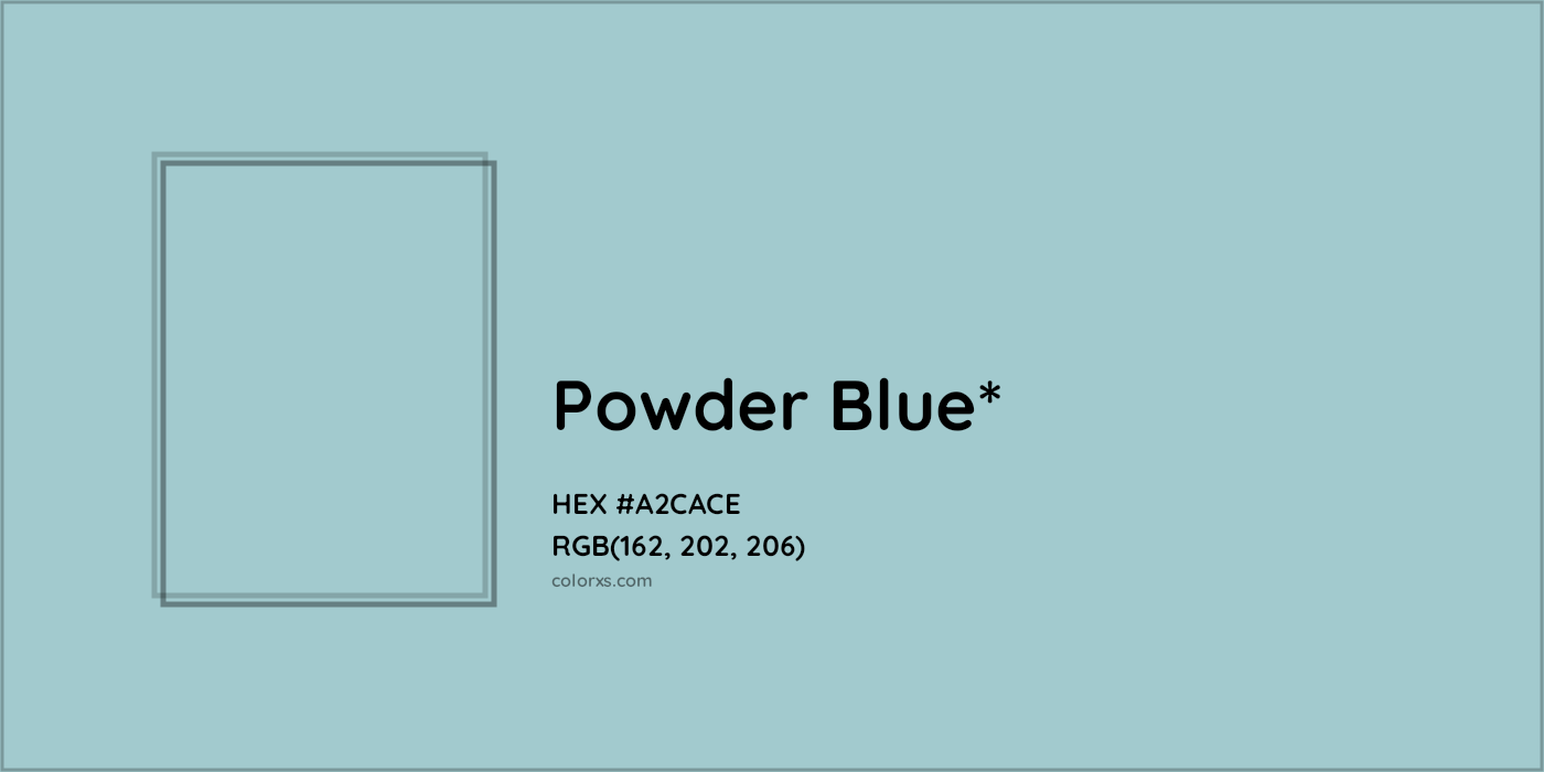 HEX #A2CACE Color Name, Color Code, Palettes, Similar Paints, Images