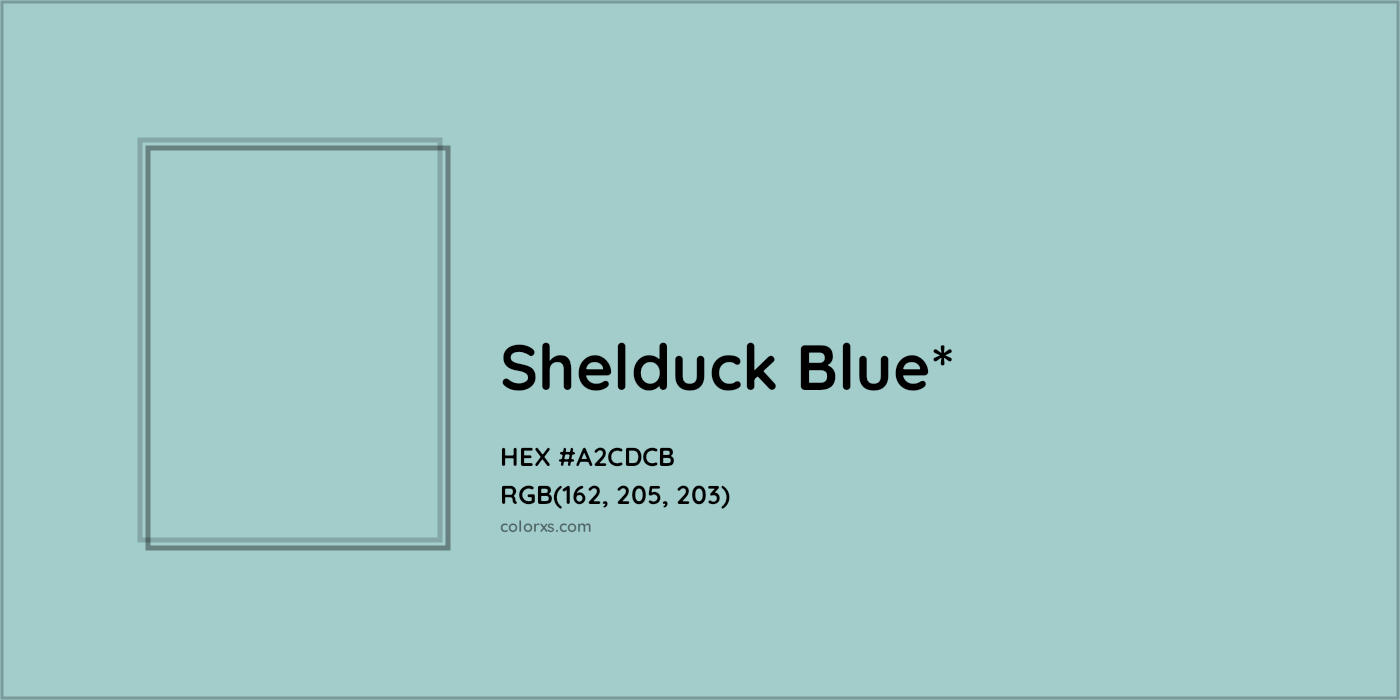 HEX #A2CDCB Color Name, Color Code, Palettes, Similar Paints, Images