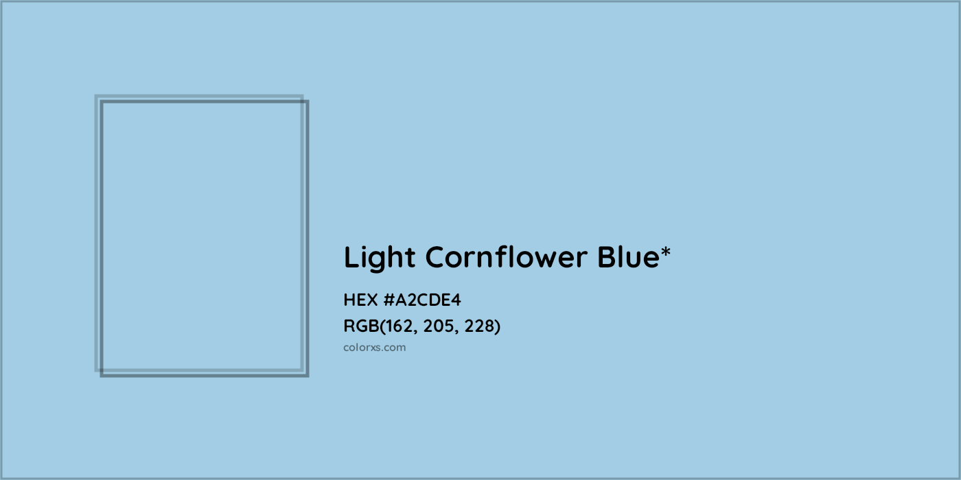 HEX #A2CDE4 Color Name, Color Code, Palettes, Similar Paints, Images