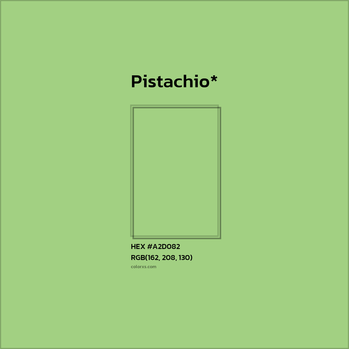 HEX #A2D082 Color Name, Color Code, Palettes, Similar Paints, Images
