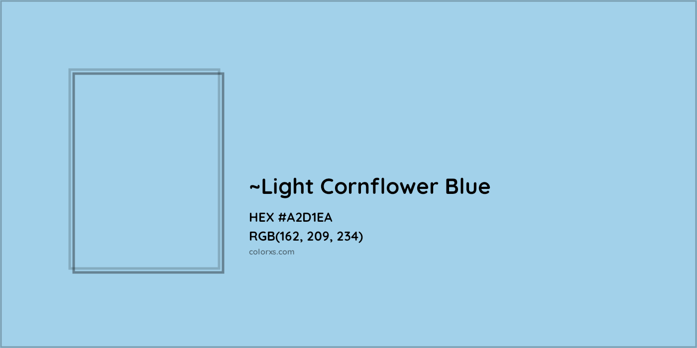 HEX #A2D1EA Color Name, Color Code, Palettes, Similar Paints, Images