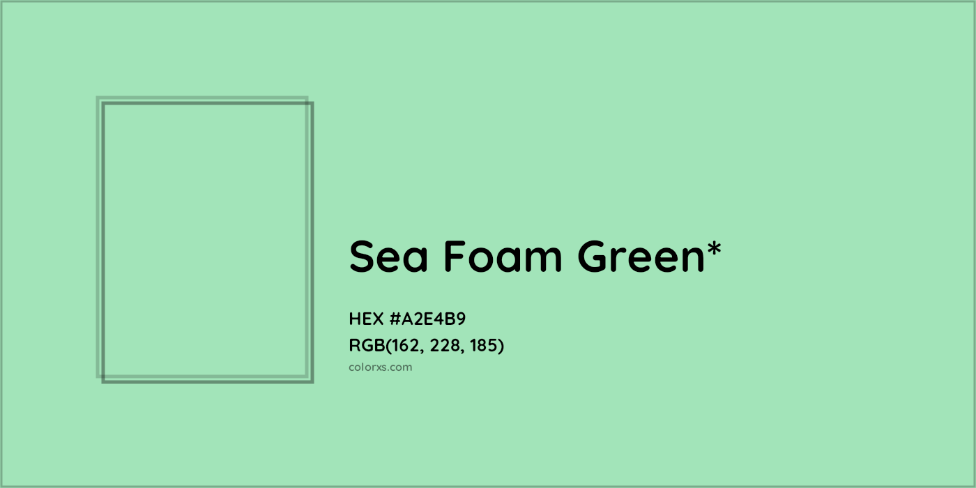 HEX #A2E4B9 Color Name, Color Code, Palettes, Similar Paints, Images