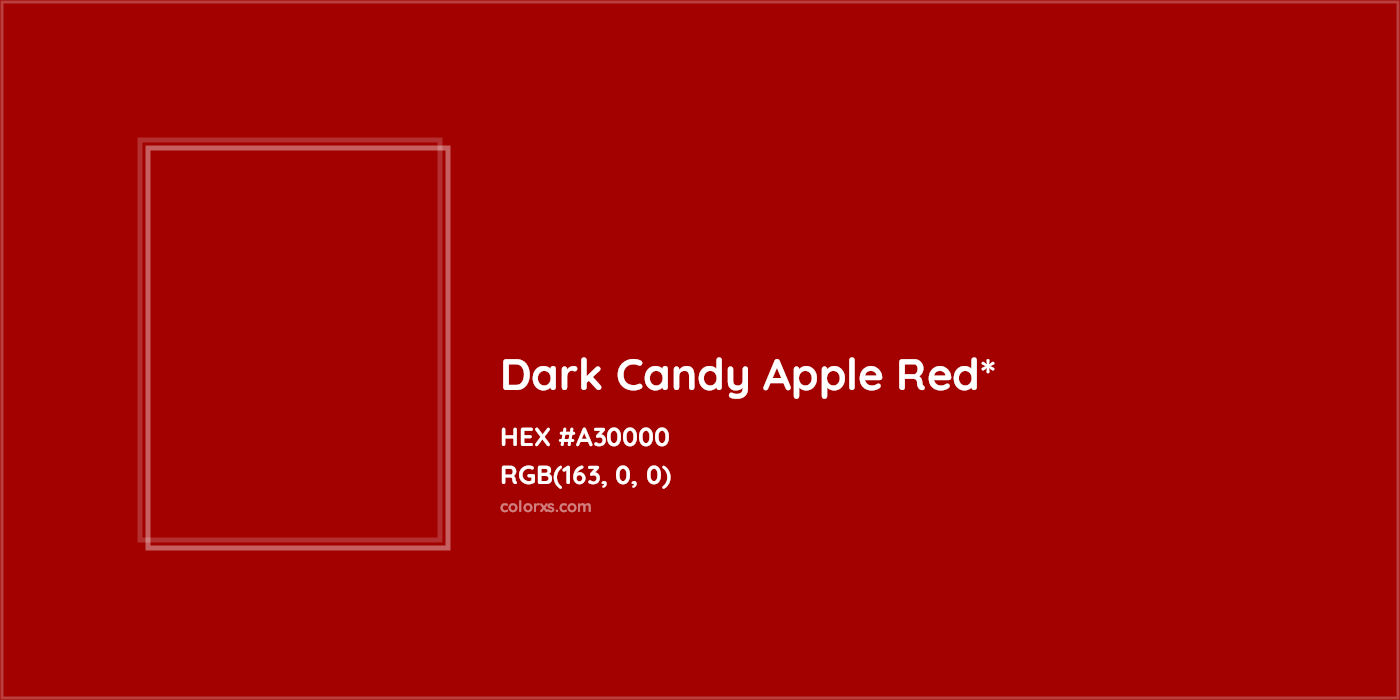 HEX #A30000 Color Name, Color Code, Palettes, Similar Paints, Images