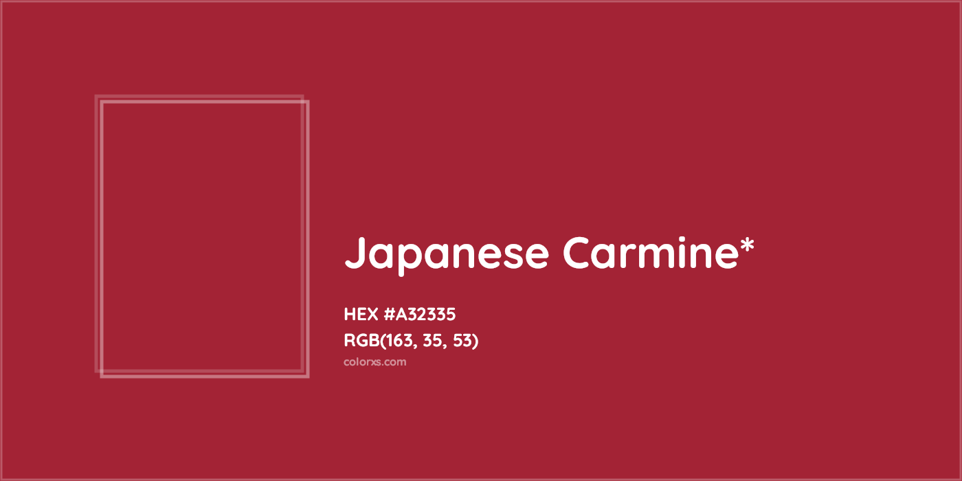 HEX #A32335 Color Name, Color Code, Palettes, Similar Paints, Images