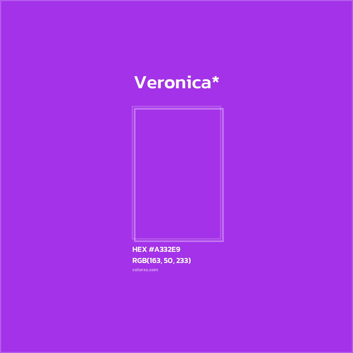 HEX #A332E9 Color Name, Color Code, Palettes, Similar Paints, Images
