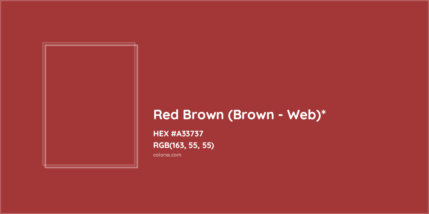 HEX #A33737 Color Name, Color Code, Palettes, Similar Paints, Images