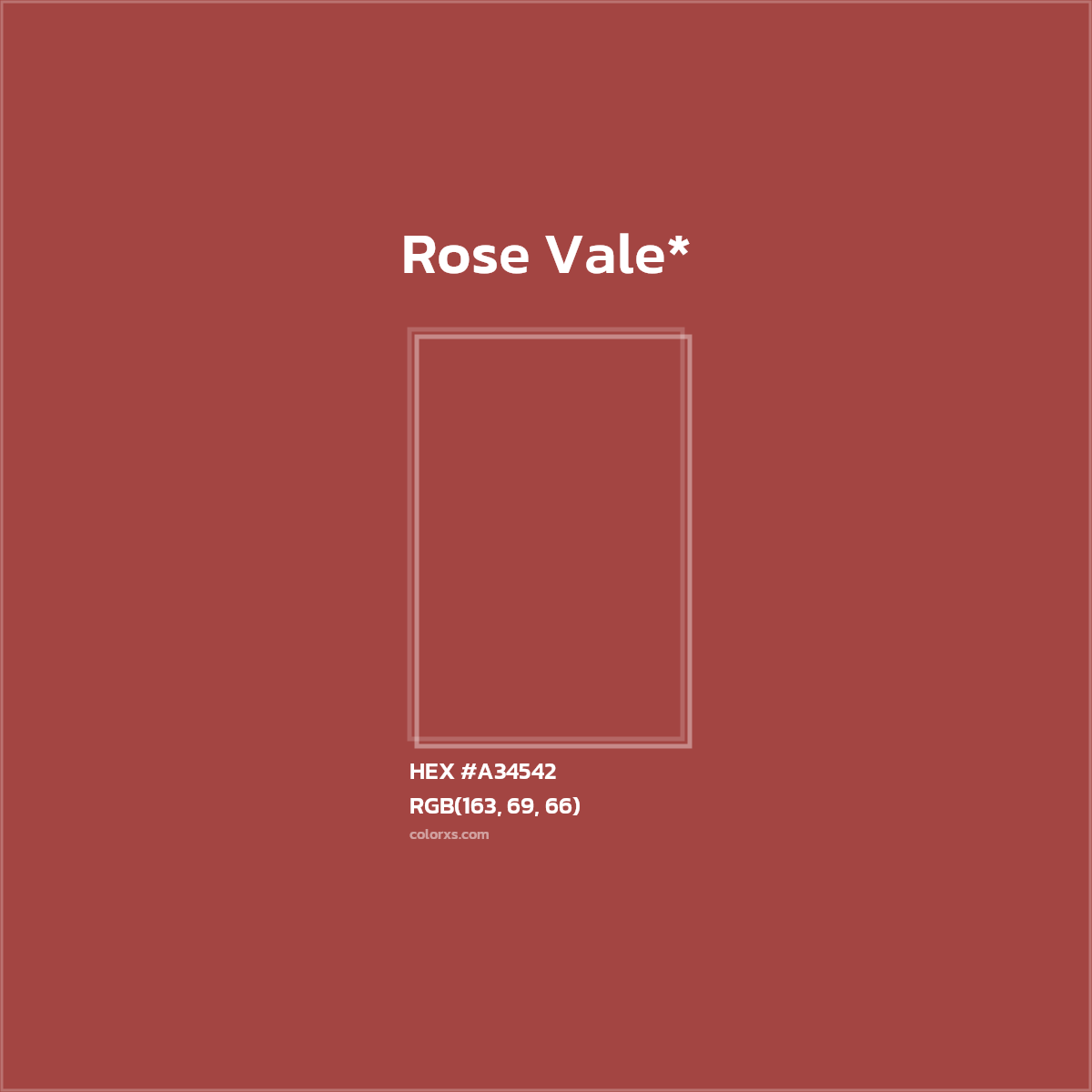 HEX #A34542 Color Name, Color Code, Palettes, Similar Paints, Images