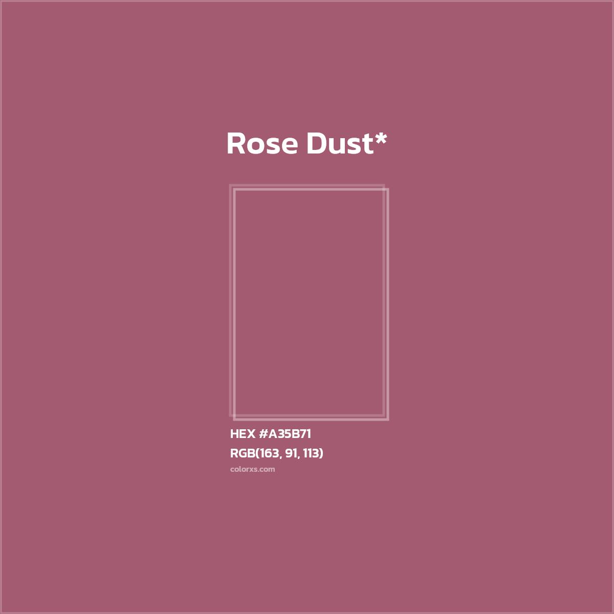 HEX #A35B71 Color Name, Color Code, Palettes, Similar Paints, Images