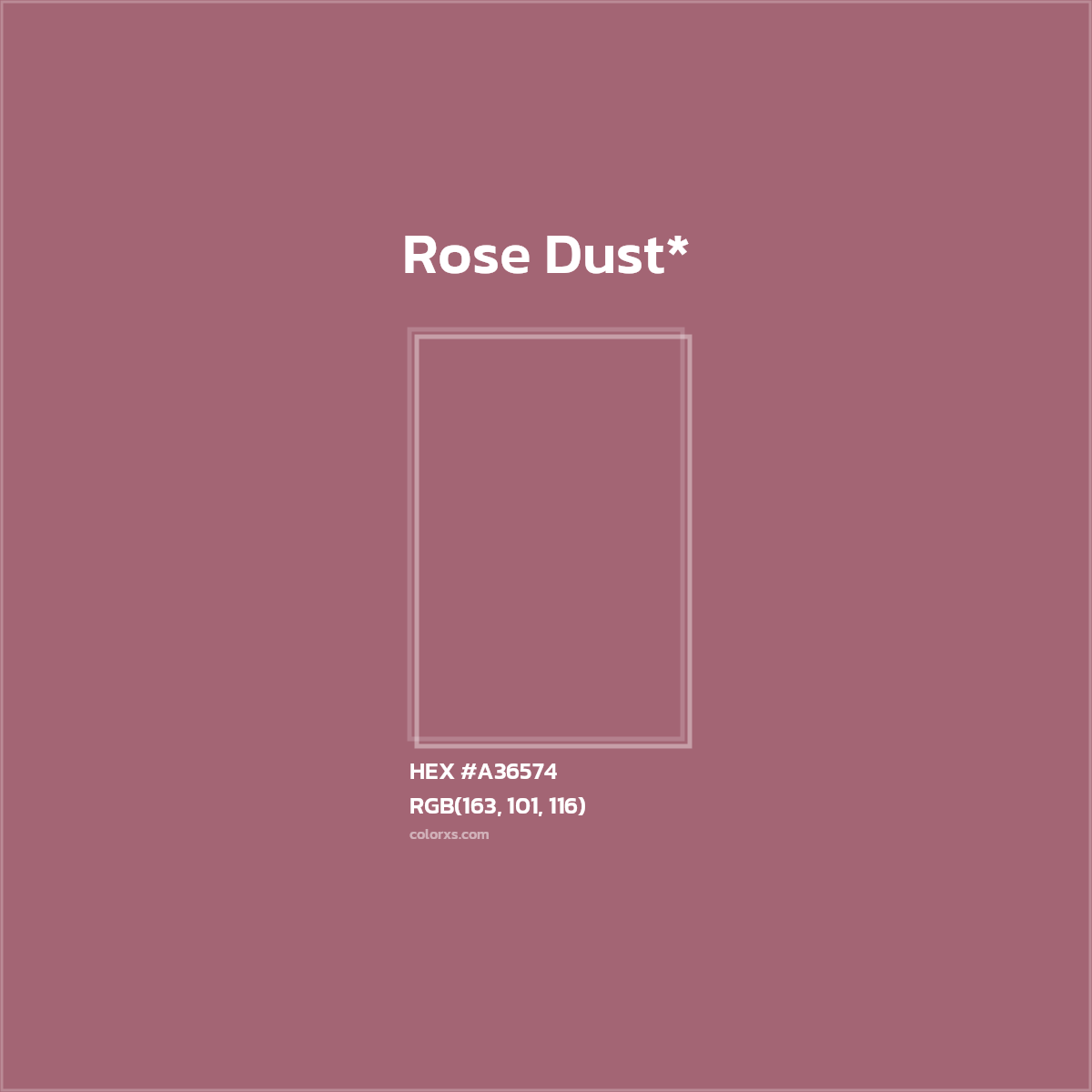 HEX #A36574 Color Name, Color Code, Palettes, Similar Paints, Images