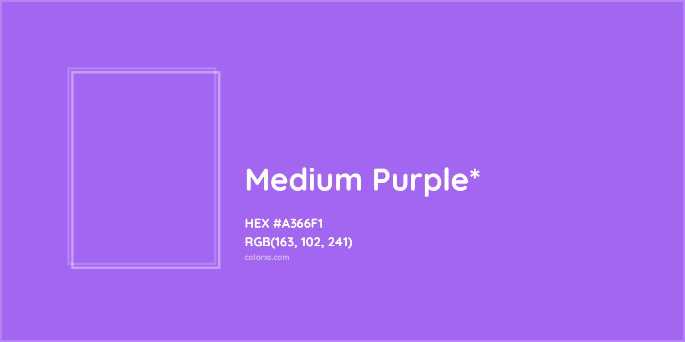 HEX #A366F1 Color Name, Color Code, Palettes, Similar Paints, Images