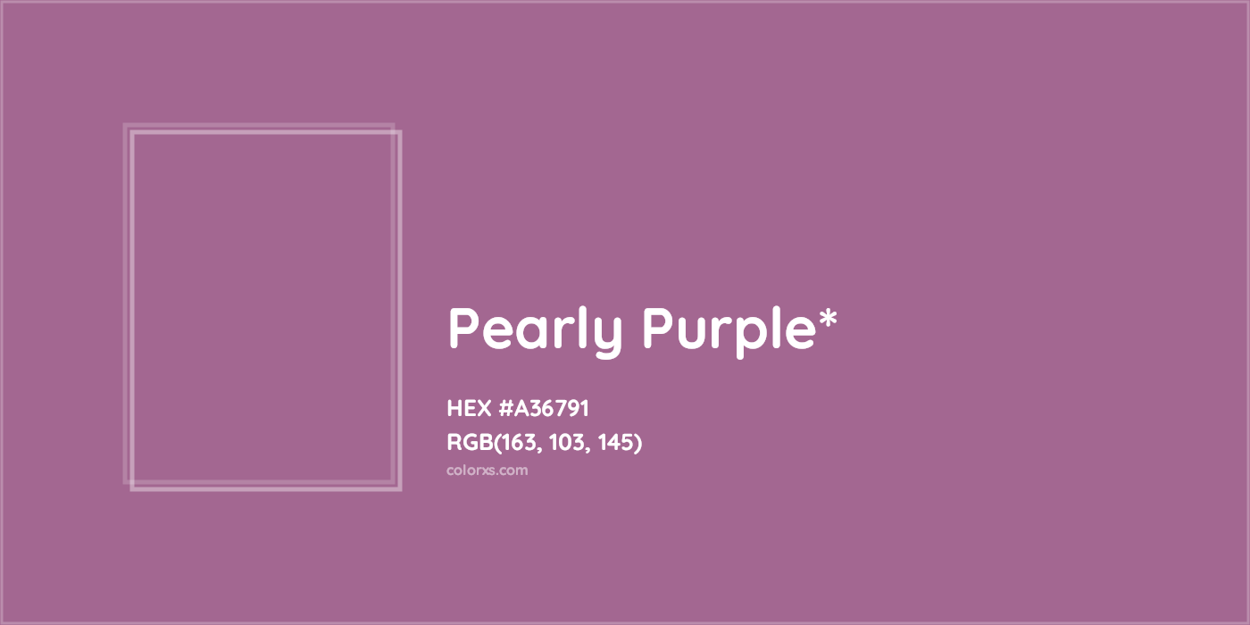 HEX #A36791 Color Name, Color Code, Palettes, Similar Paints, Images