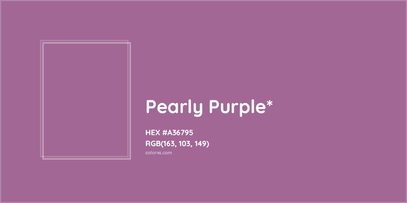 HEX #A36795 Color Name, Color Code, Palettes, Similar Paints, Images