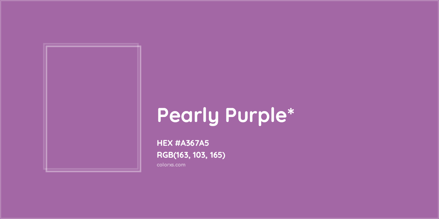 HEX #A367A5 Color Name, Color Code, Palettes, Similar Paints, Images