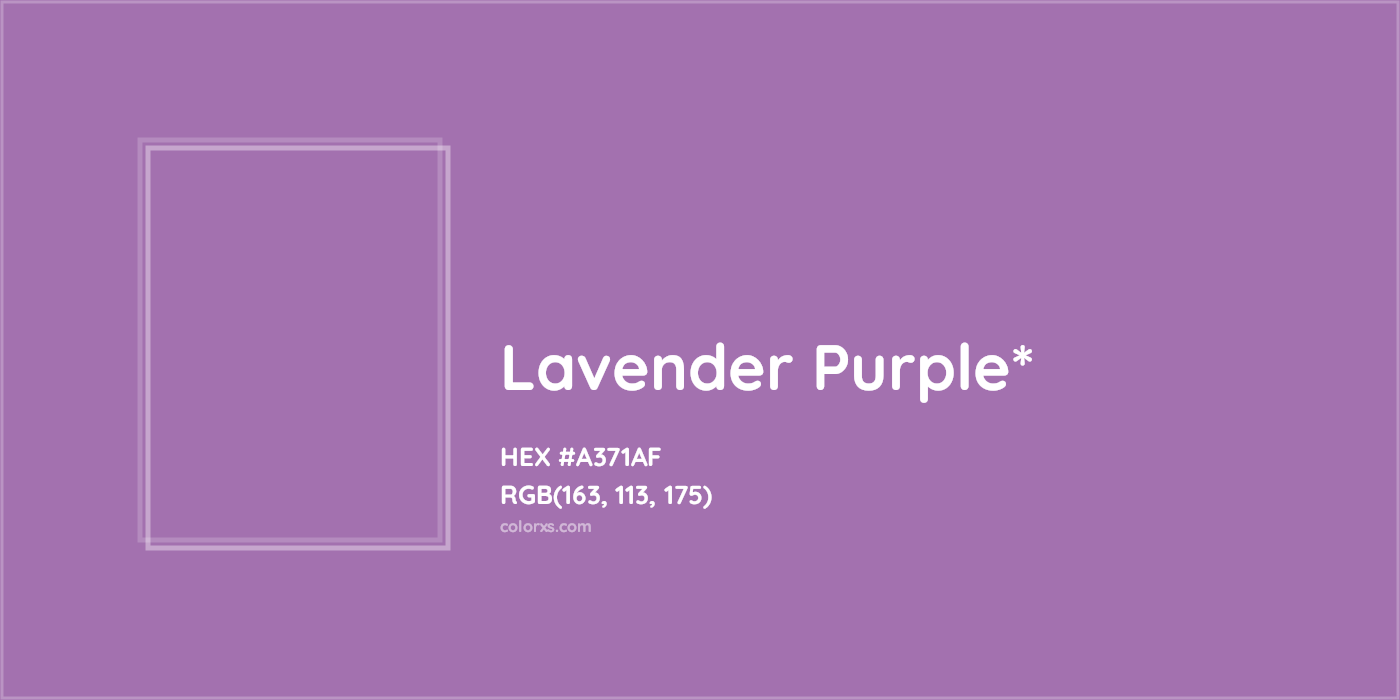 HEX #A371AF Color Name, Color Code, Palettes, Similar Paints, Images