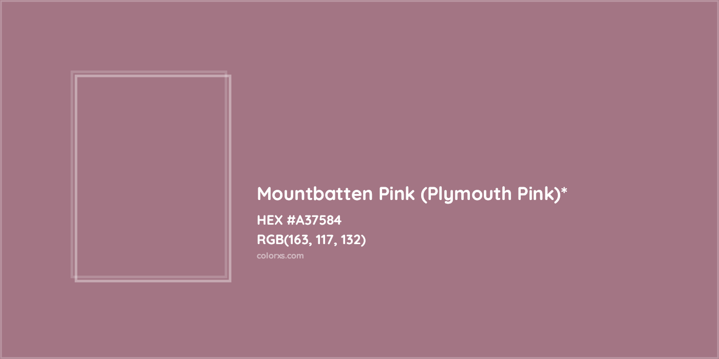 HEX #A37584 Color Name, Color Code, Palettes, Similar Paints, Images