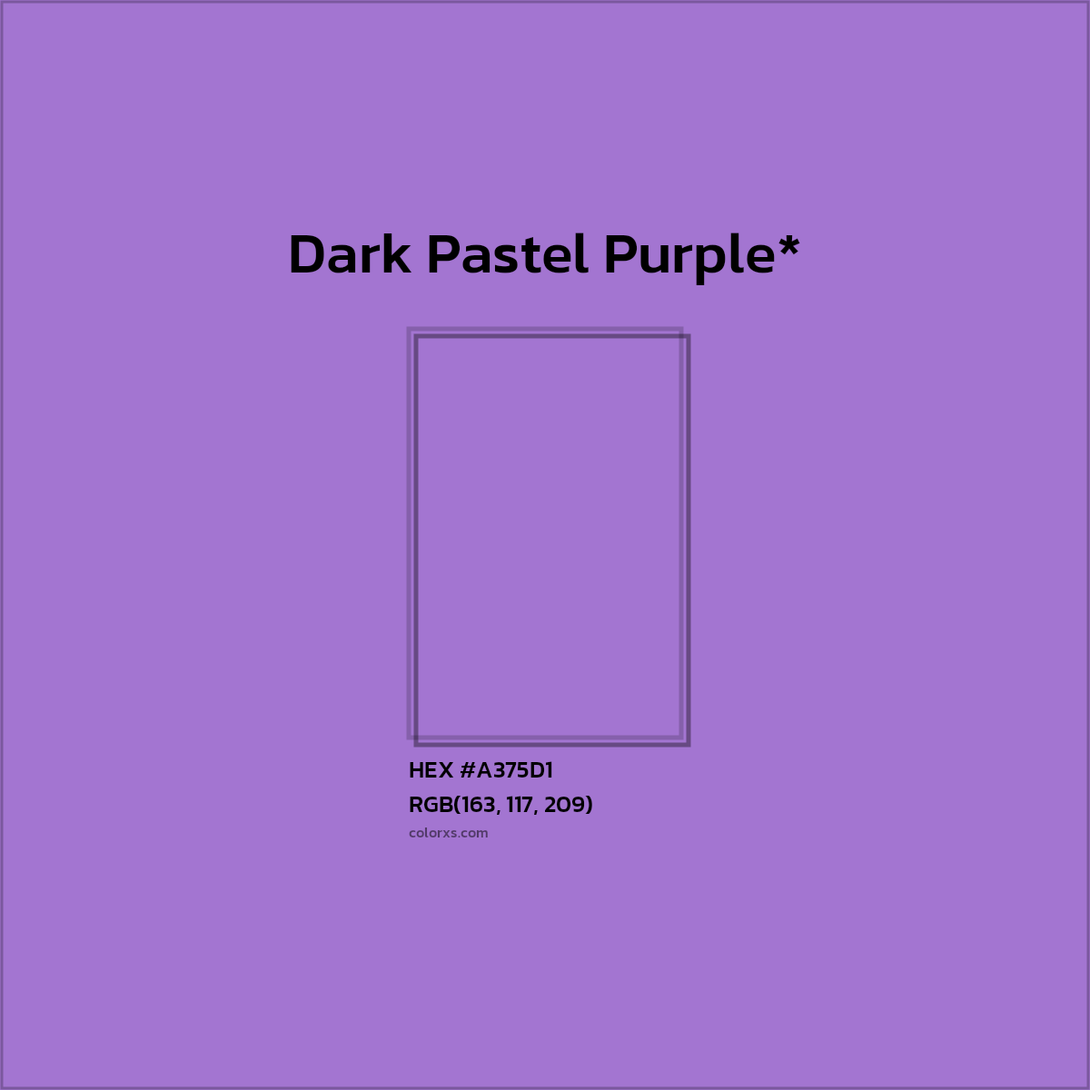 HEX #A375D1 Color Name, Color Code, Palettes, Similar Paints, Images