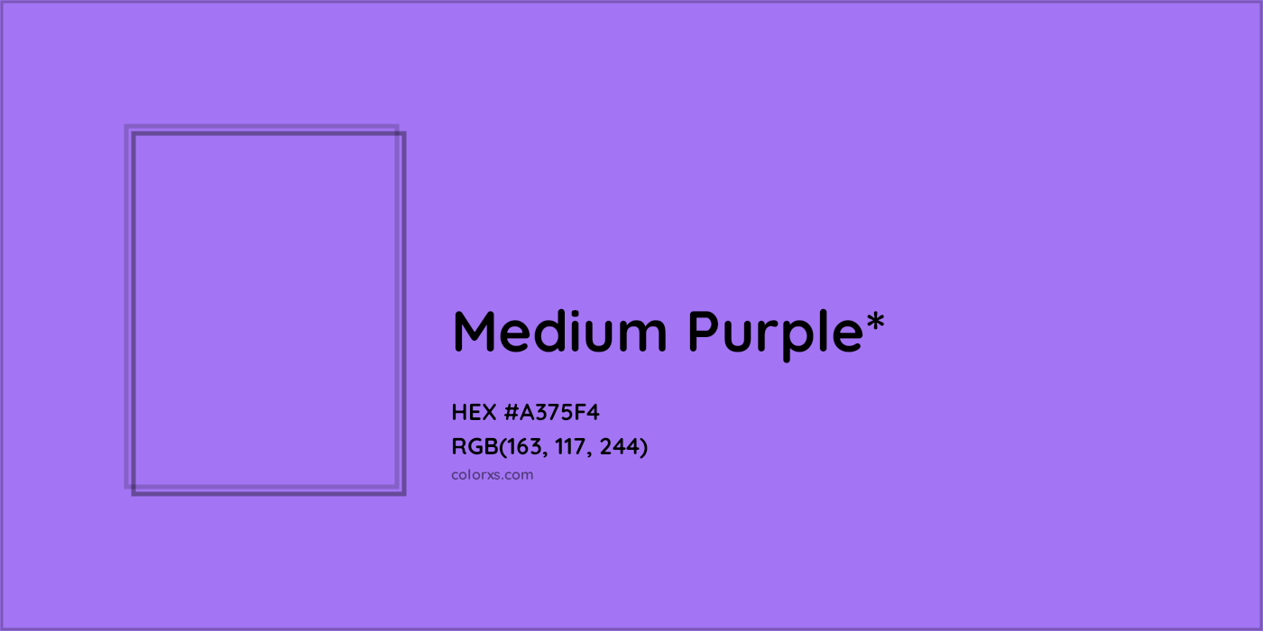 HEX #A375F4 Color Name, Color Code, Palettes, Similar Paints, Images