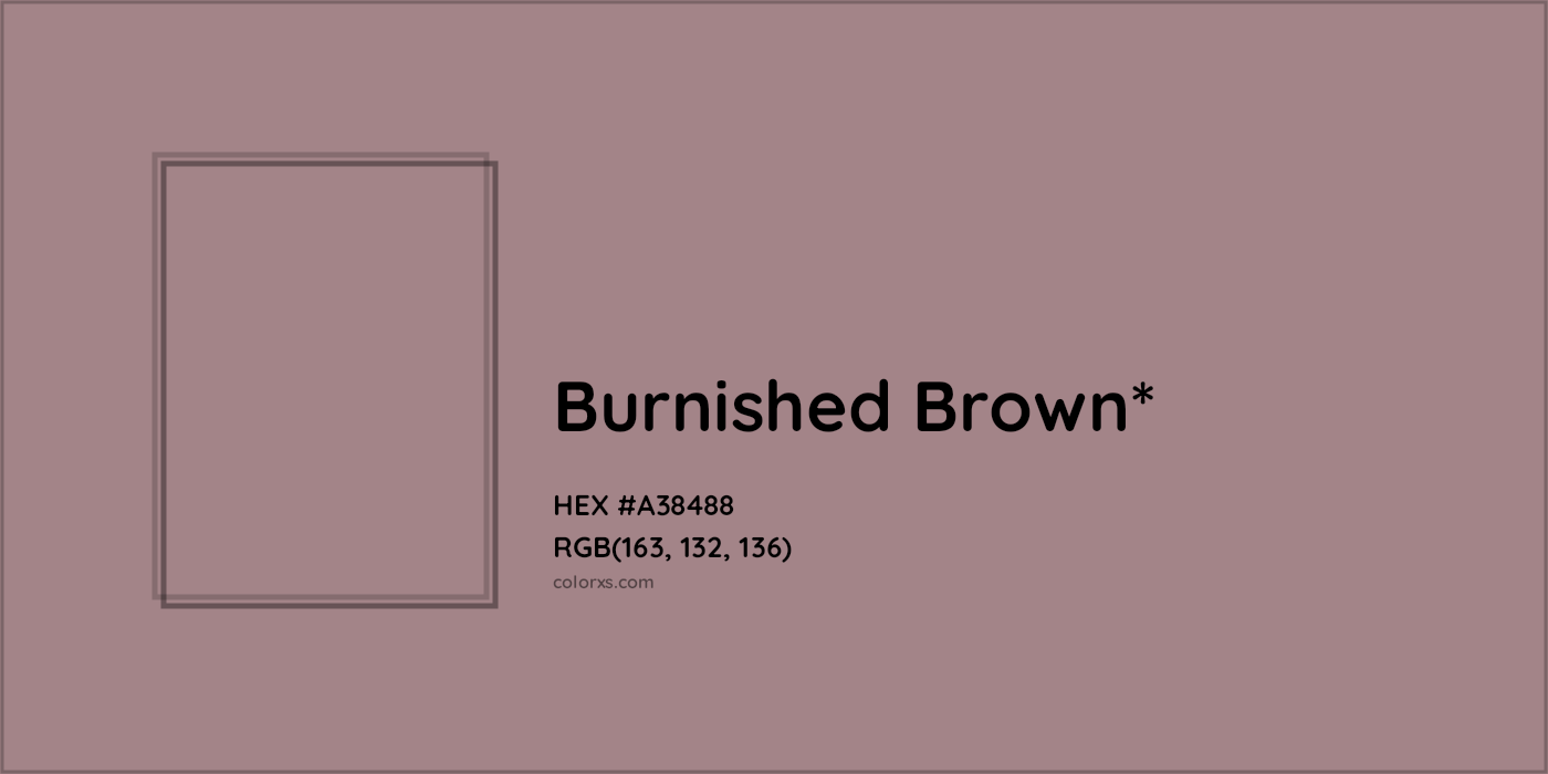HEX #A38488 Color Name, Color Code, Palettes, Similar Paints, Images