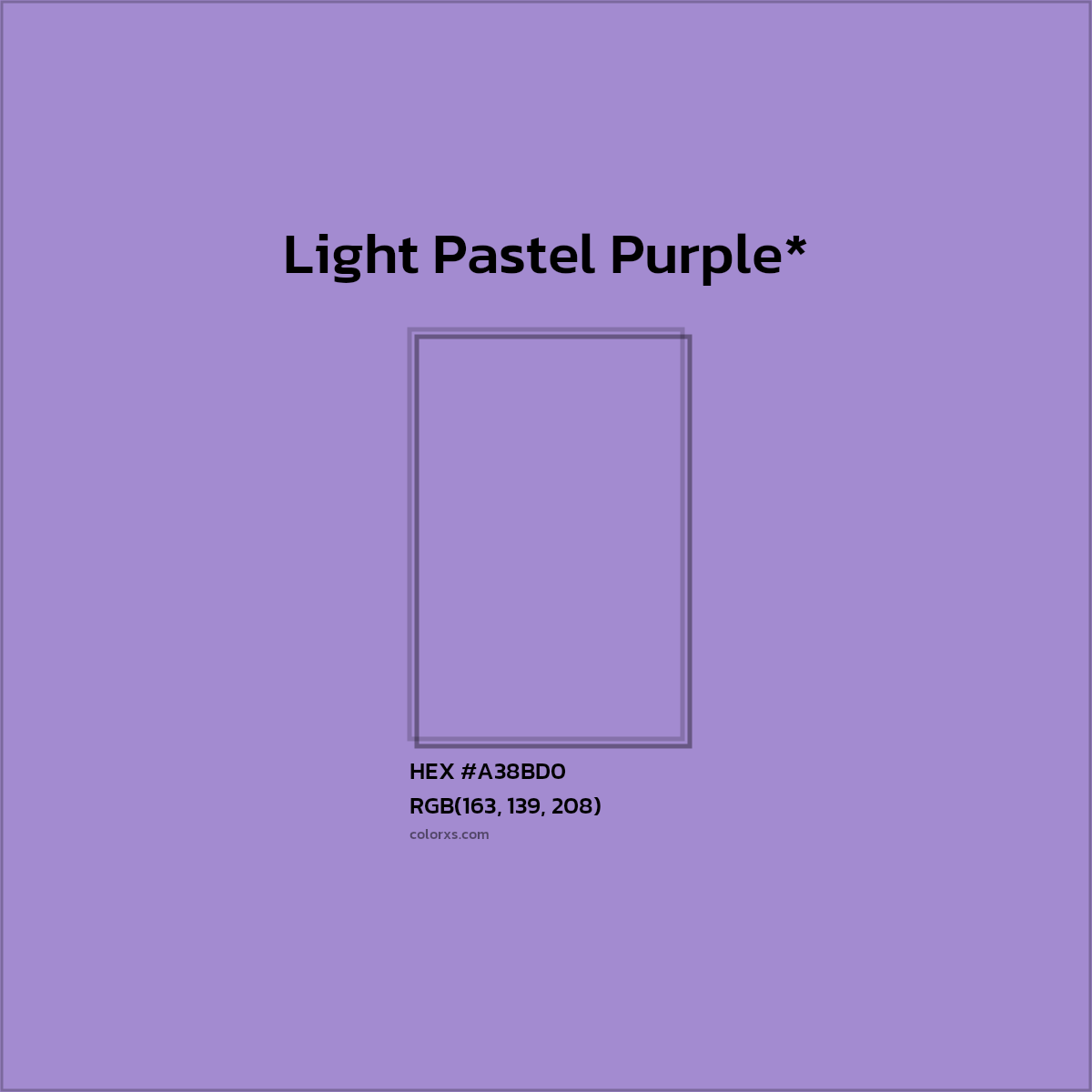 HEX #A38BD0 Color Name, Color Code, Palettes, Similar Paints, Images