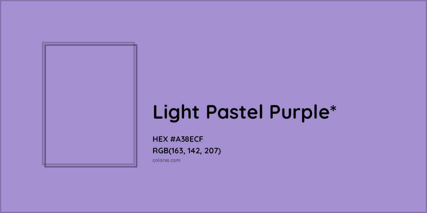 HEX #A38ECF Color Name, Color Code, Palettes, Similar Paints, Images