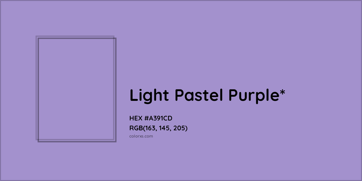 HEX #A391CD Color Name, Color Code, Palettes, Similar Paints, Images