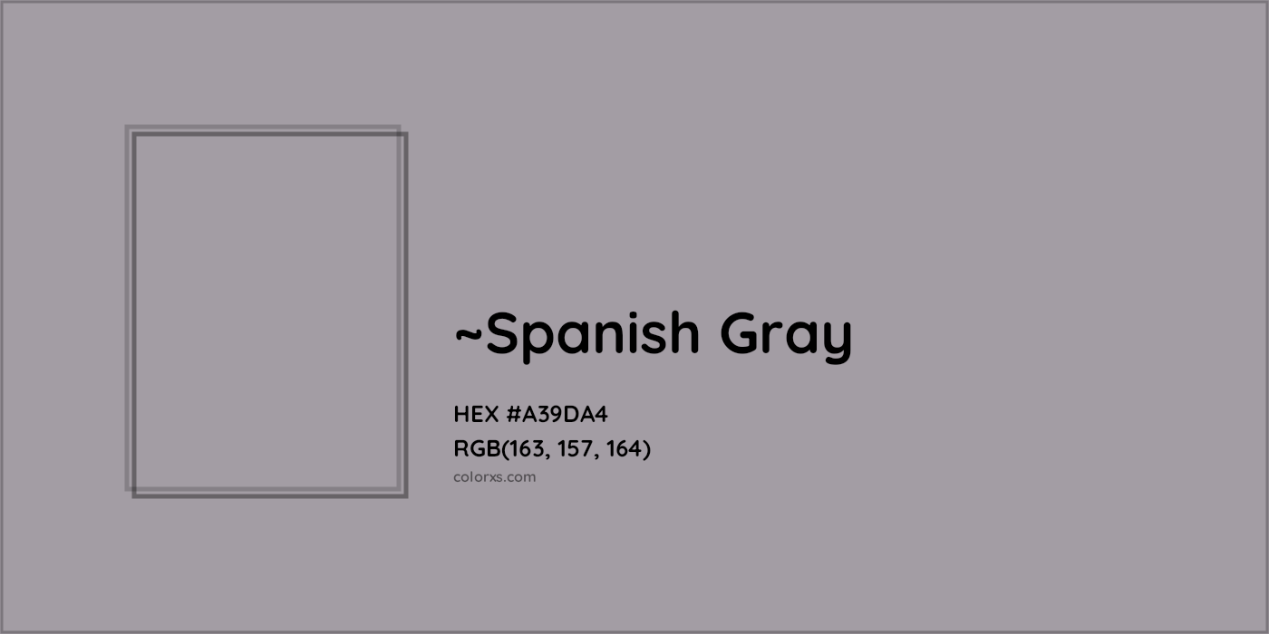 HEX #A39DA4 Color Name, Color Code, Palettes, Similar Paints, Images