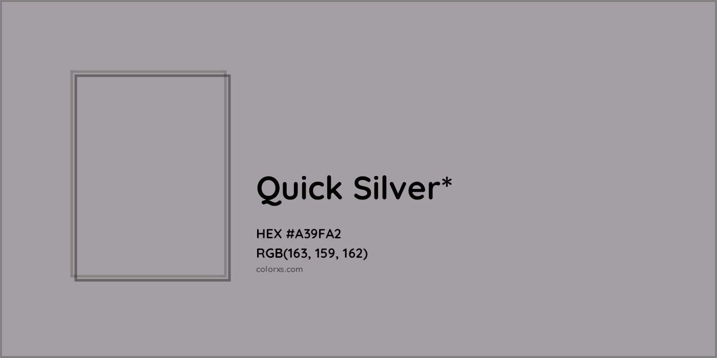 HEX #A39FA2 Color Name, Color Code, Palettes, Similar Paints, Images