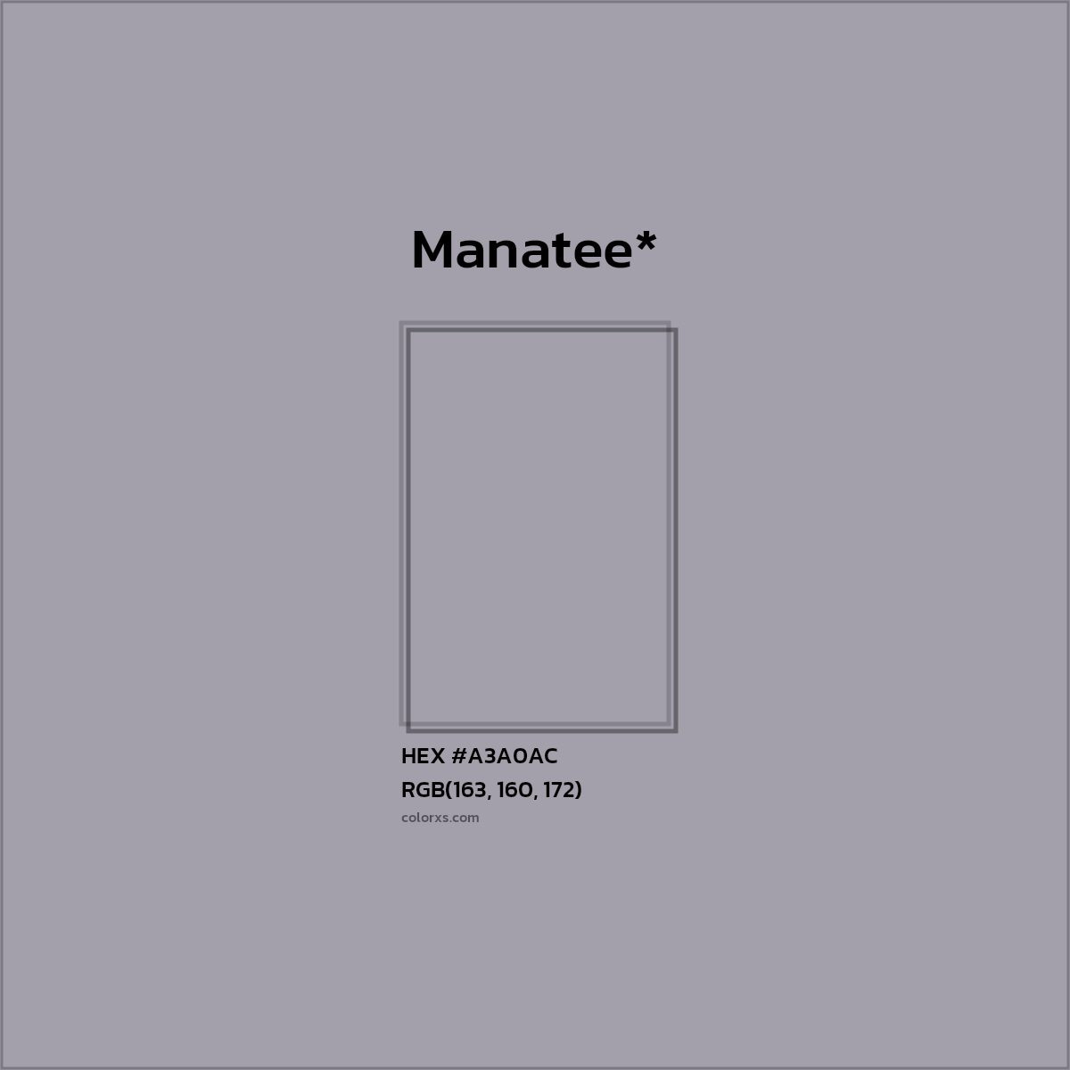 HEX #A3A0AC Color Name, Color Code, Palettes, Similar Paints, Images