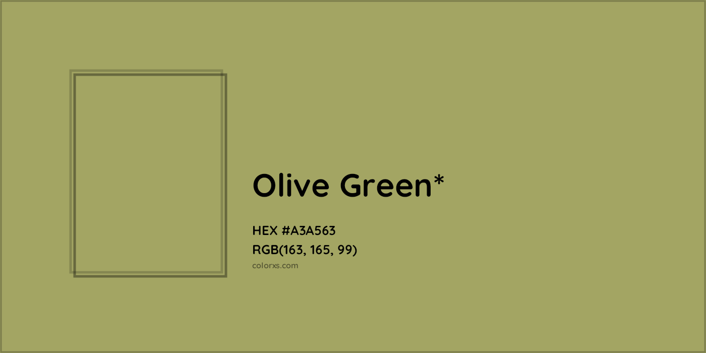 HEX #A3A563 Color Name, Color Code, Palettes, Similar Paints, Images