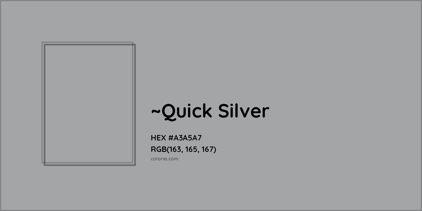 HEX #A3A5A7 Color Name, Color Code, Palettes, Similar Paints, Images