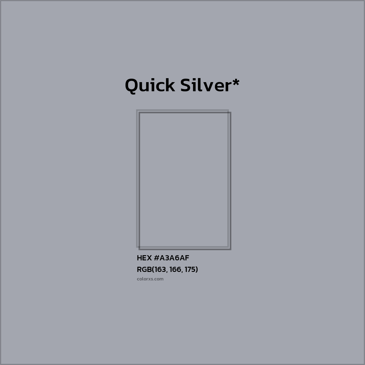 HEX #A3A6AF Color Name, Color Code, Palettes, Similar Paints, Images