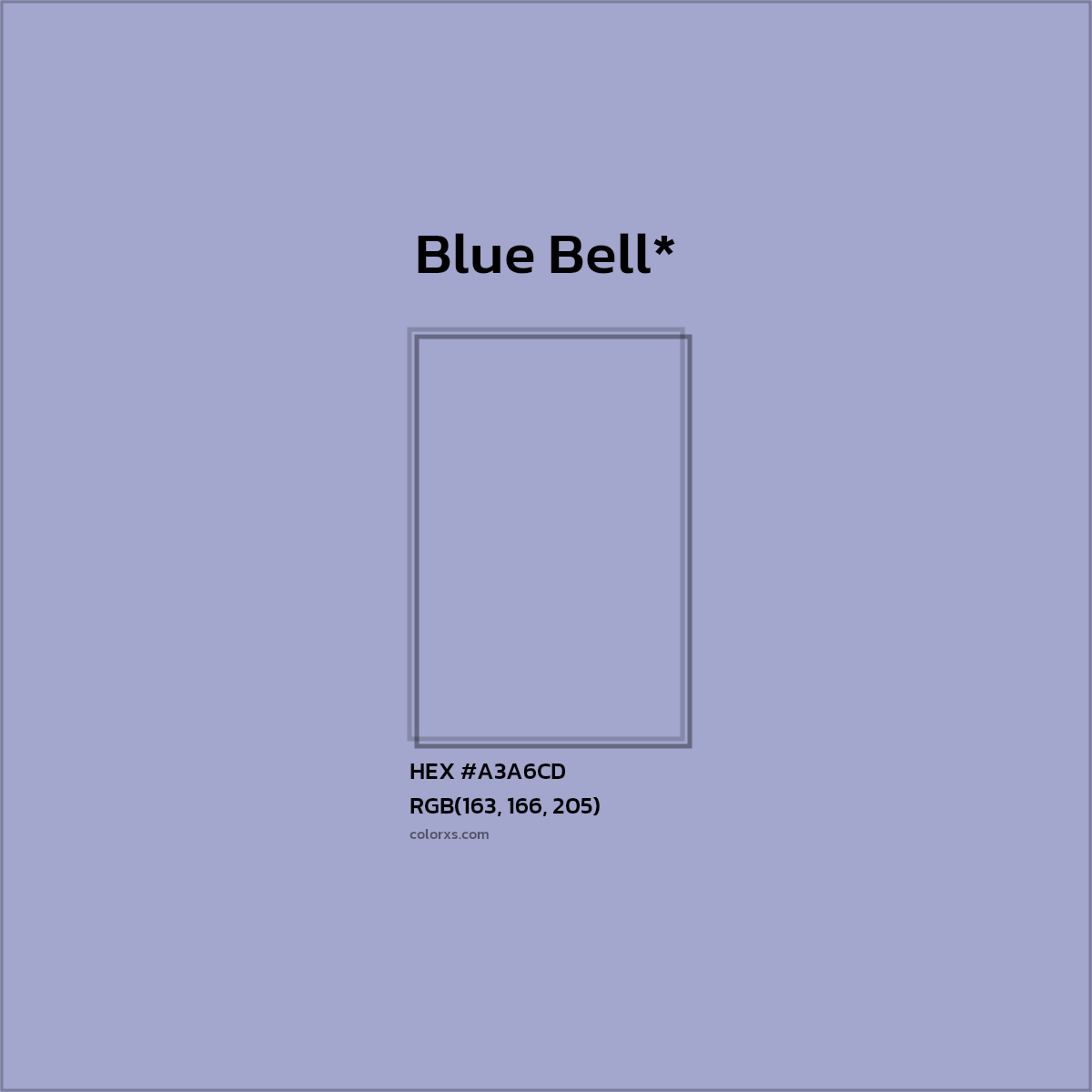 HEX #A3A6CD Color Name, Color Code, Palettes, Similar Paints, Images