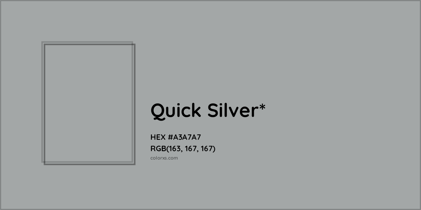 HEX #A3A7A7 Color Name, Color Code, Palettes, Similar Paints, Images