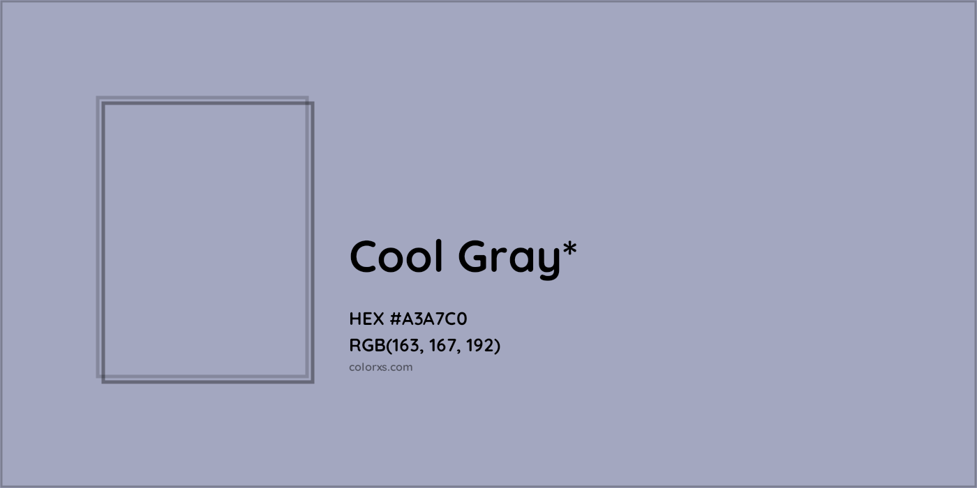 HEX #A3A7C0 Color Name, Color Code, Palettes, Similar Paints, Images