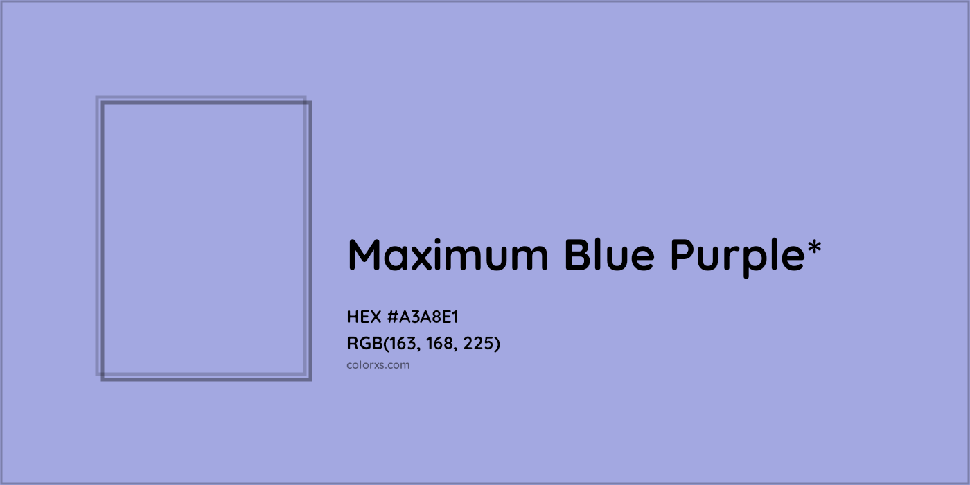 HEX #A3A8E1 Color Name, Color Code, Palettes, Similar Paints, Images