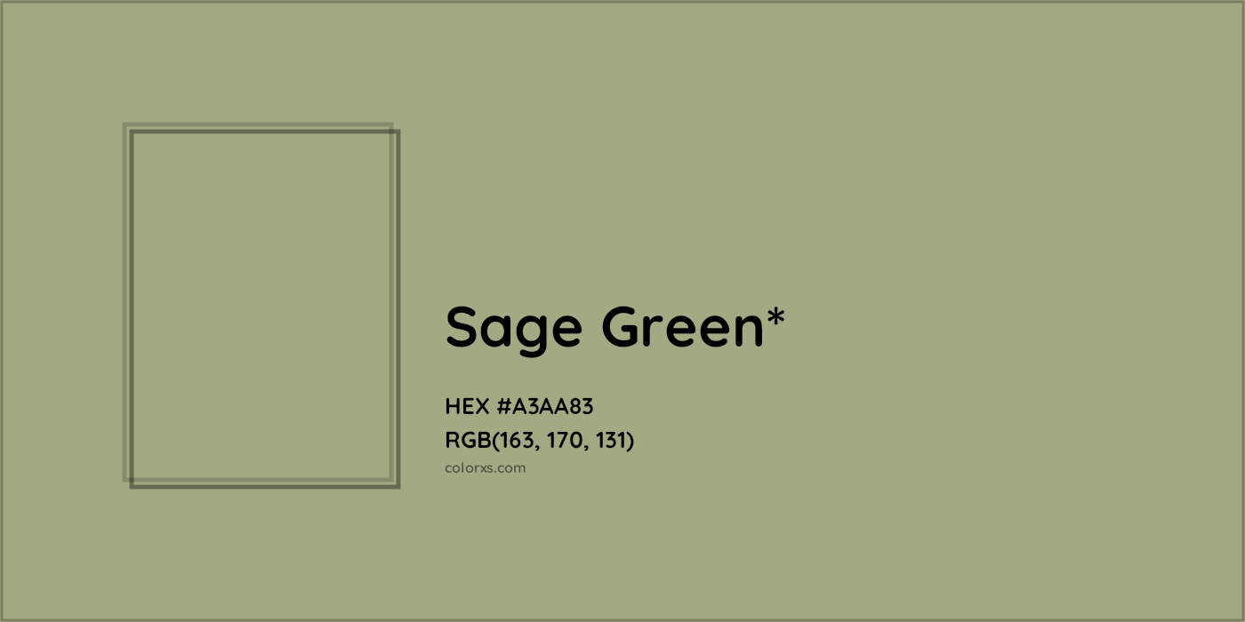 HEX #A3AA83 Color Name, Color Code, Palettes, Similar Paints, Images