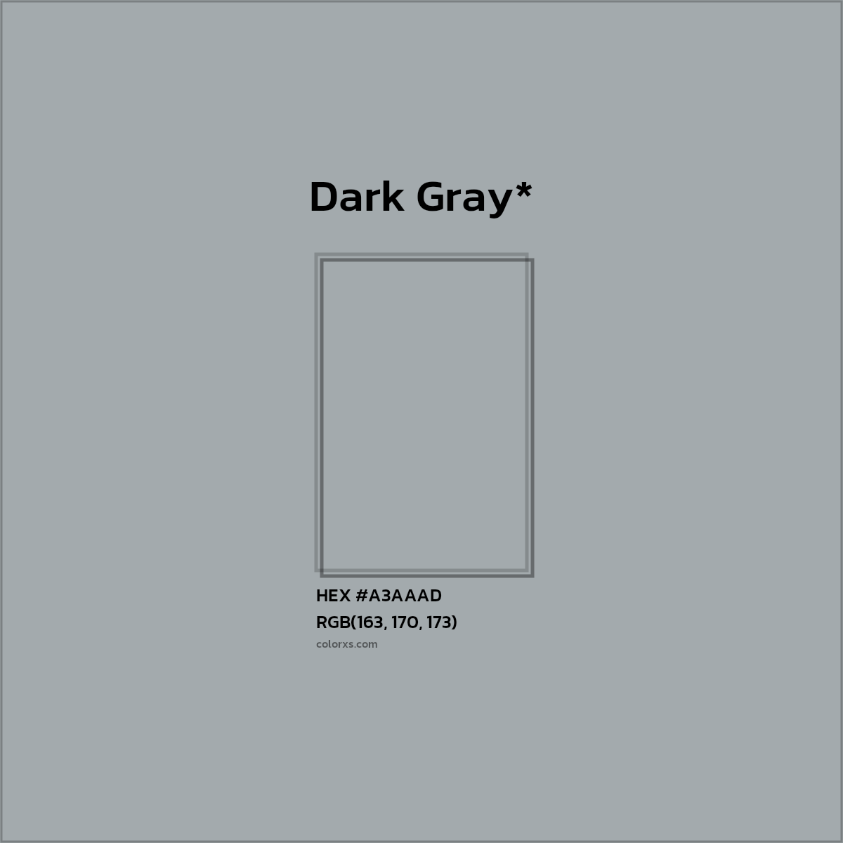 HEX #A3AAAD Color Name, Color Code, Palettes, Similar Paints, Images