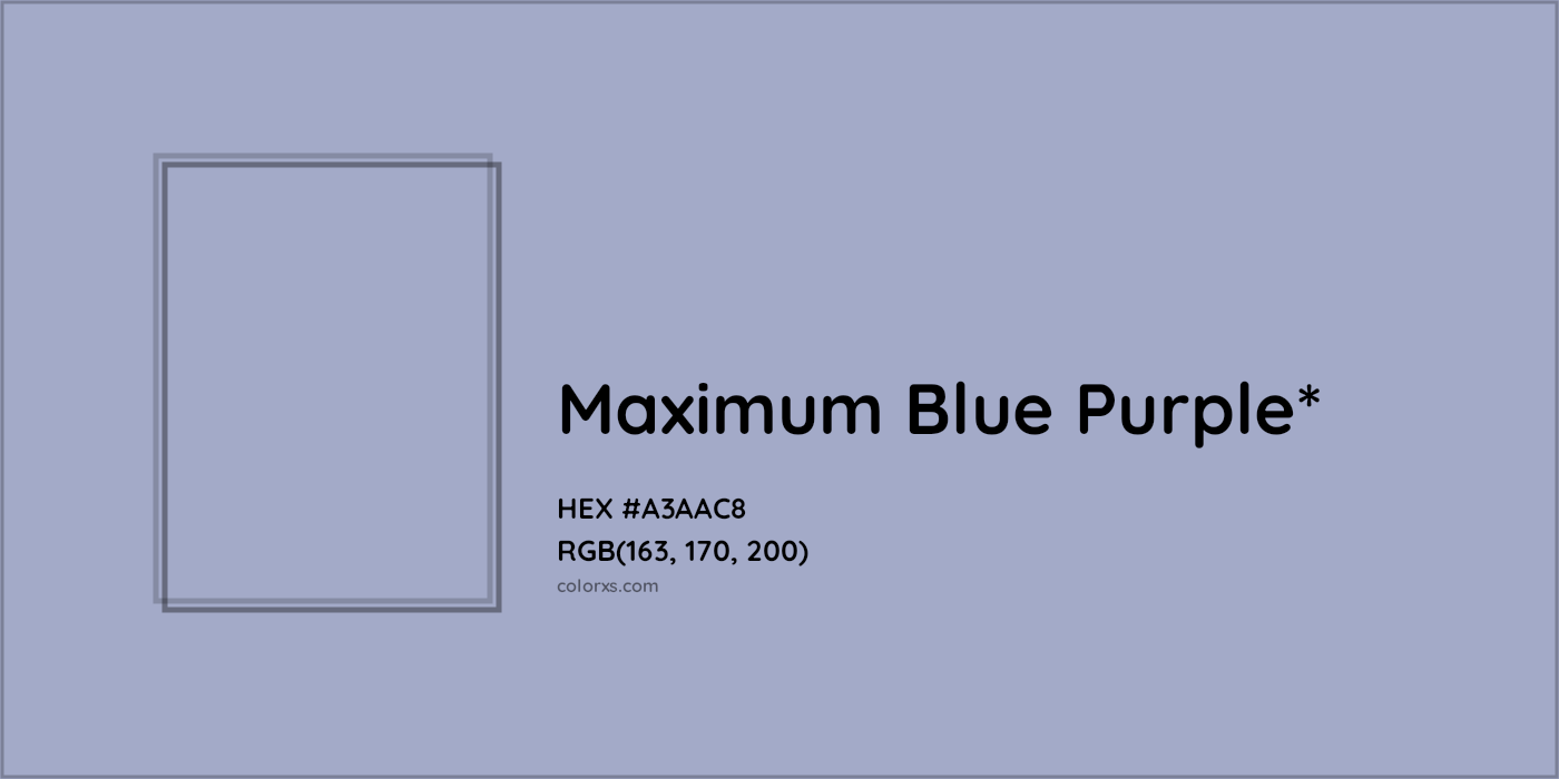 HEX #A3AAC8 Color Name, Color Code, Palettes, Similar Paints, Images