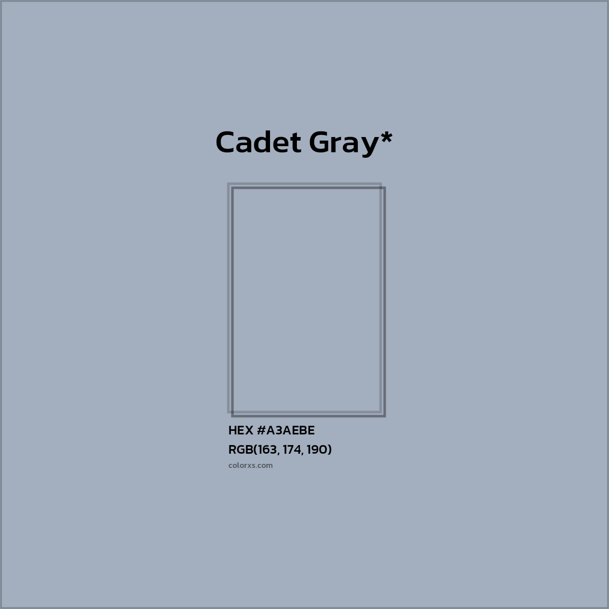 HEX #A3AEBE Color Name, Color Code, Palettes, Similar Paints, Images