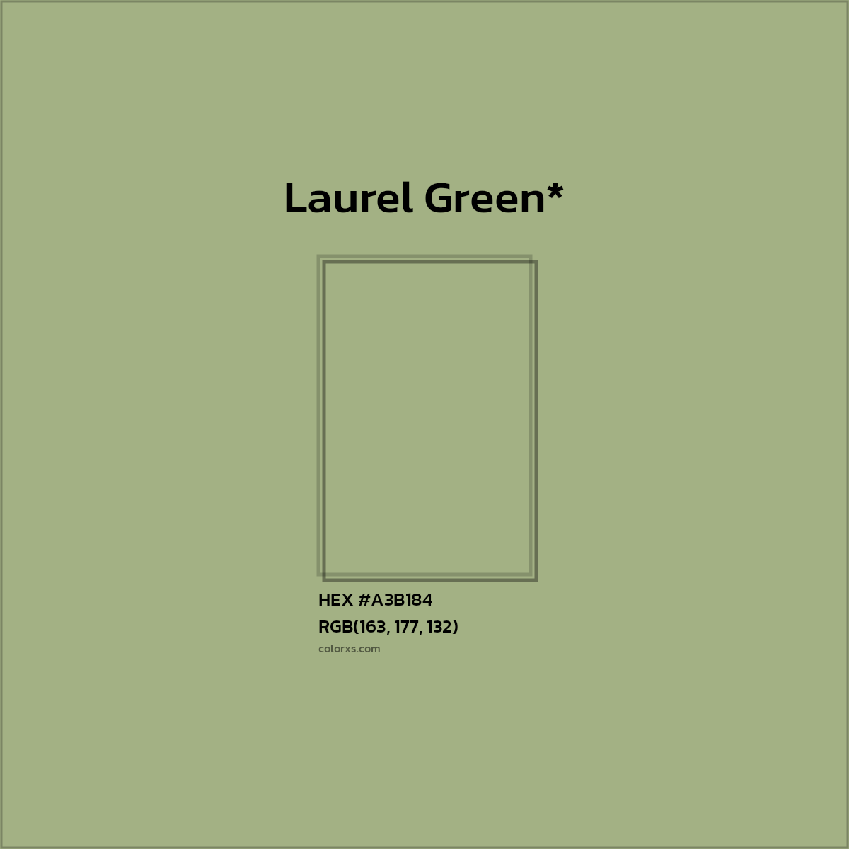 HEX #A3B184 Color Name, Color Code, Palettes, Similar Paints, Images