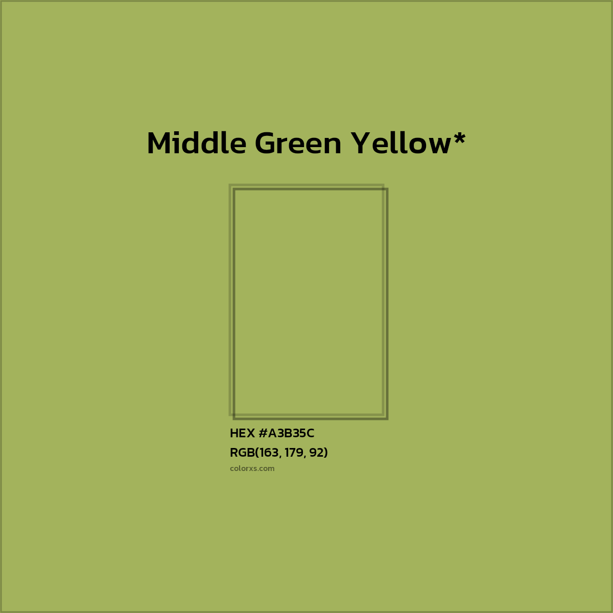 HEX #A3B35C Color Name, Color Code, Palettes, Similar Paints, Images