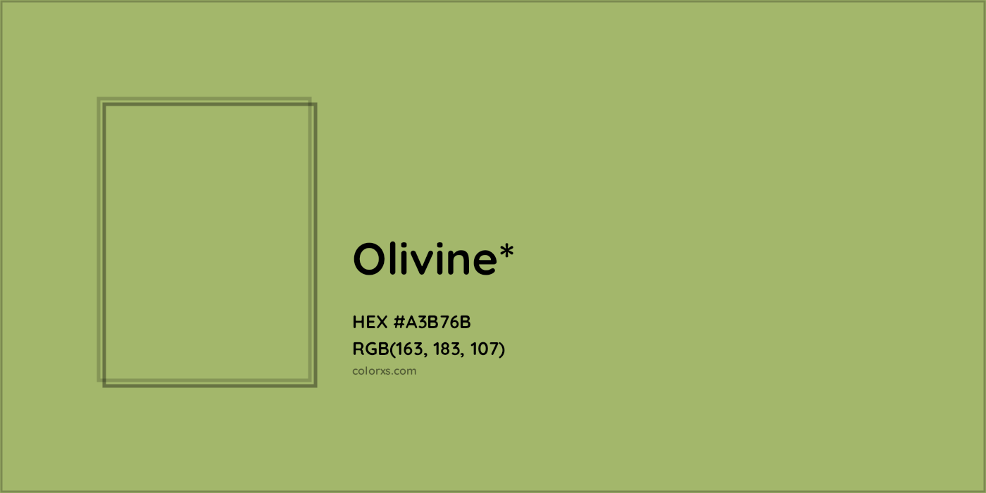 HEX #A3B76B Color Name, Color Code, Palettes, Similar Paints, Images