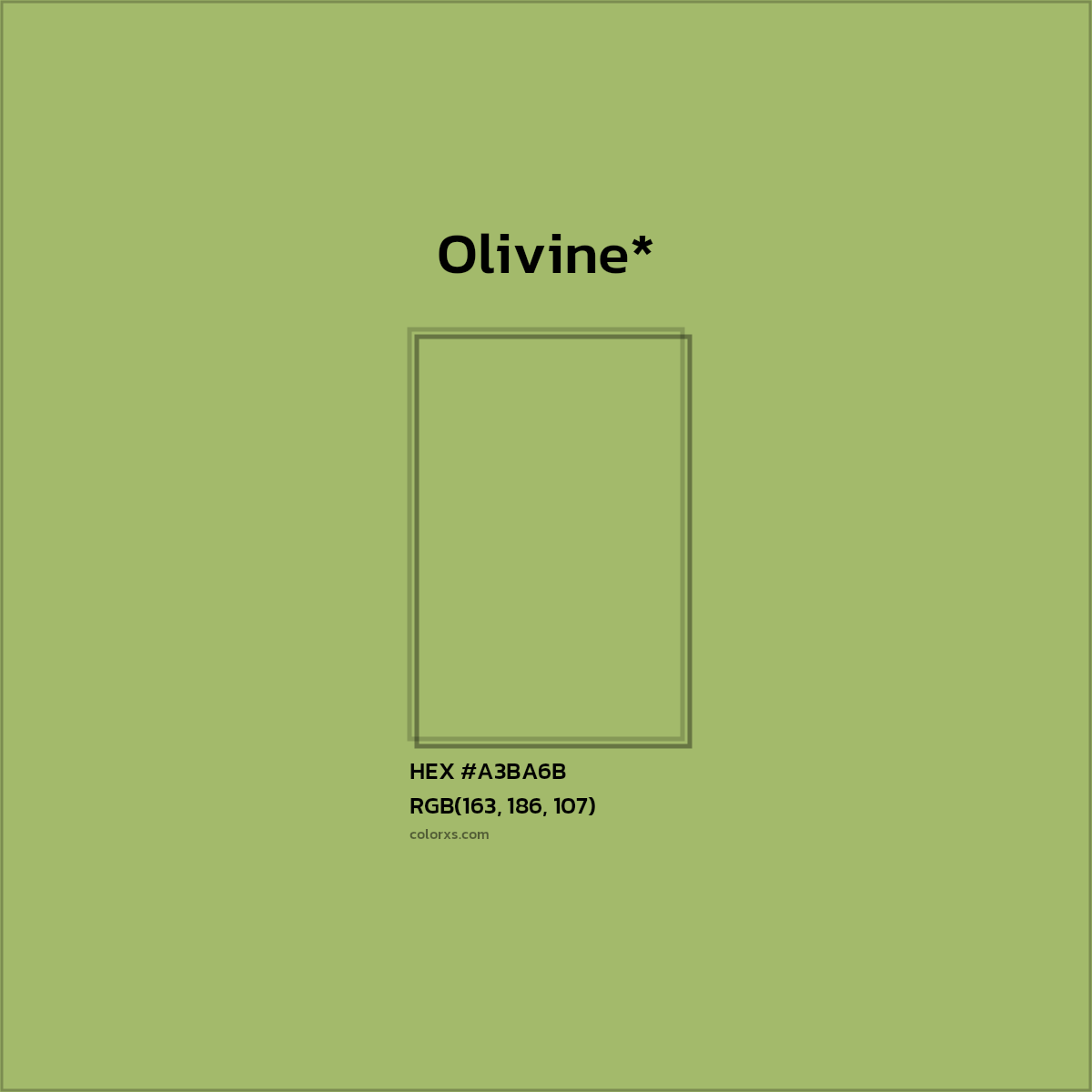 HEX #A3BA6B Color Name, Color Code, Palettes, Similar Paints, Images