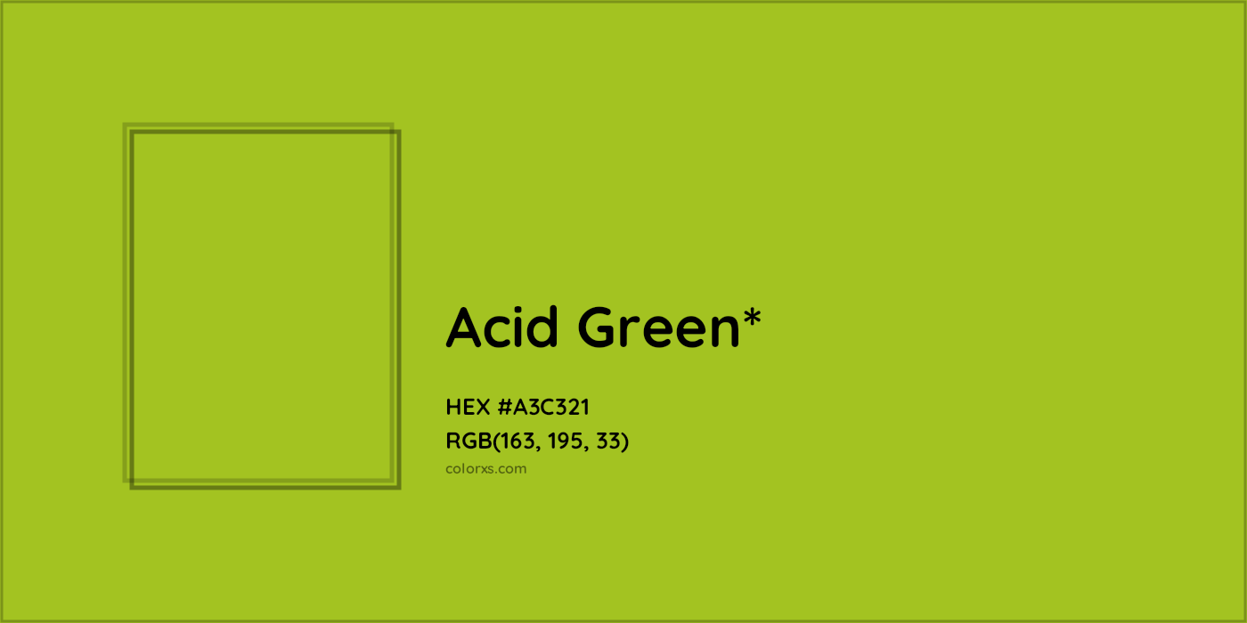 HEX #A3C321 Color Name, Color Code, Palettes, Similar Paints, Images