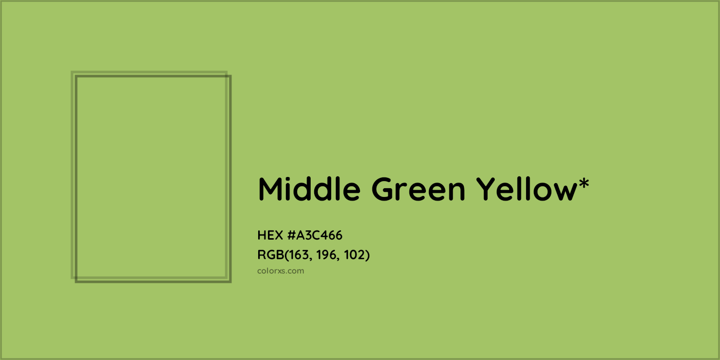 HEX #A3C466 Color Name, Color Code, Palettes, Similar Paints, Images