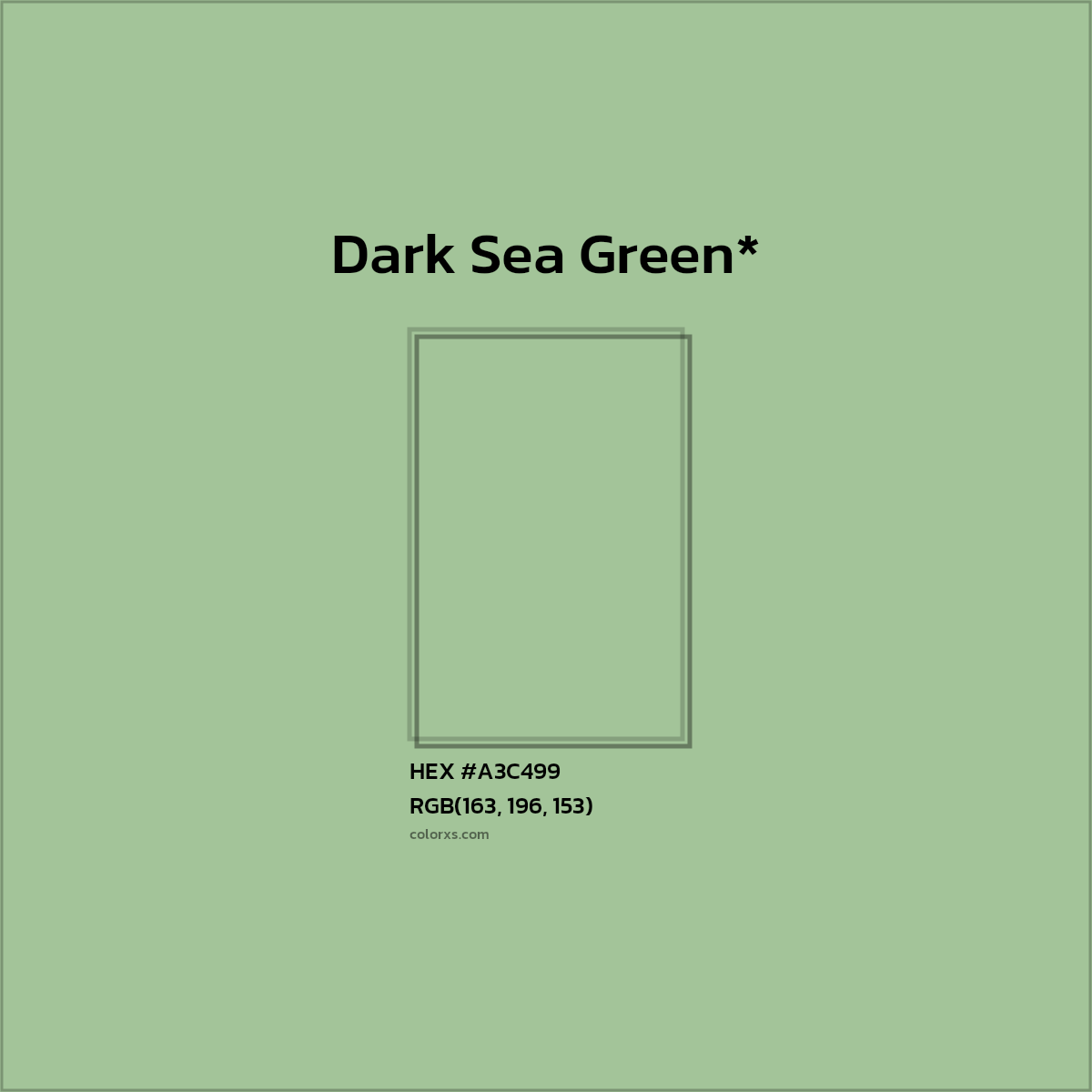 HEX #A3C499 Color Name, Color Code, Palettes, Similar Paints, Images