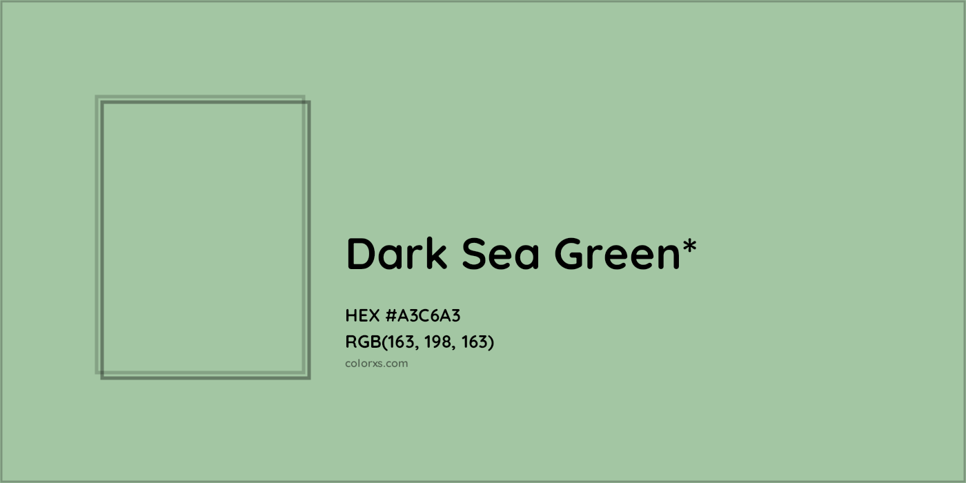 HEX #A3C6A3 Color Name, Color Code, Palettes, Similar Paints, Images