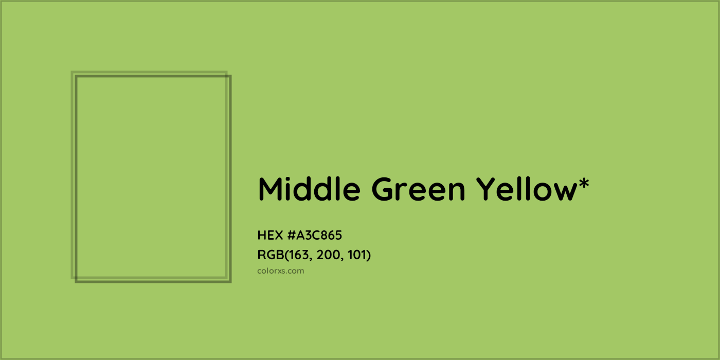 HEX #A3C865 Color Name, Color Code, Palettes, Similar Paints, Images